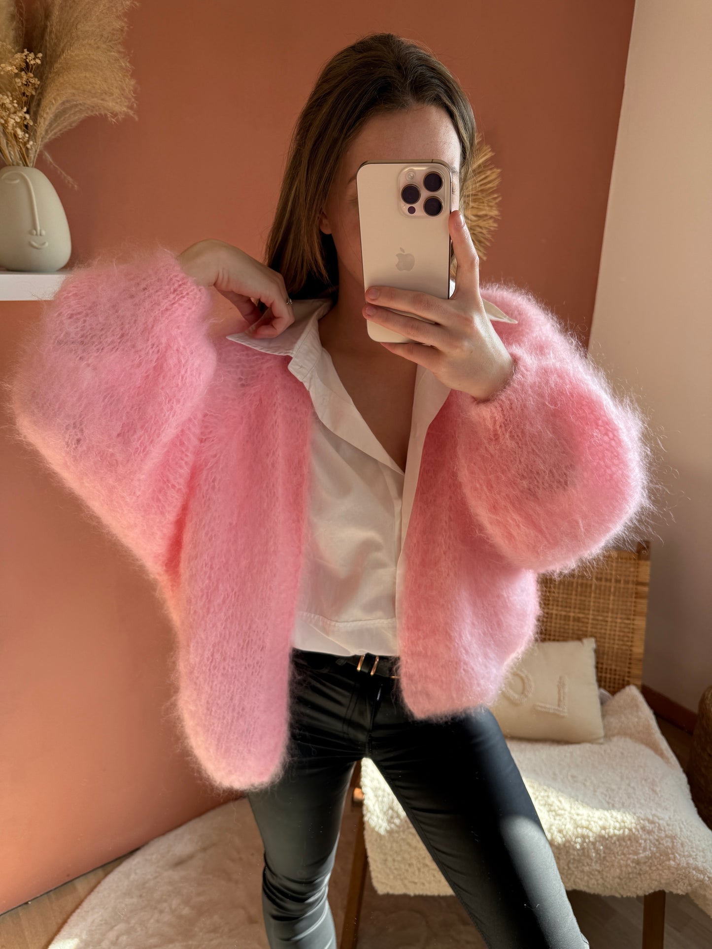 Gilet rose